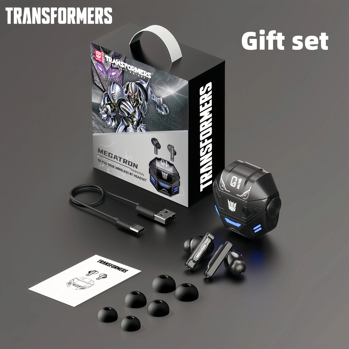 Auricolari Transformers - Formato custodia