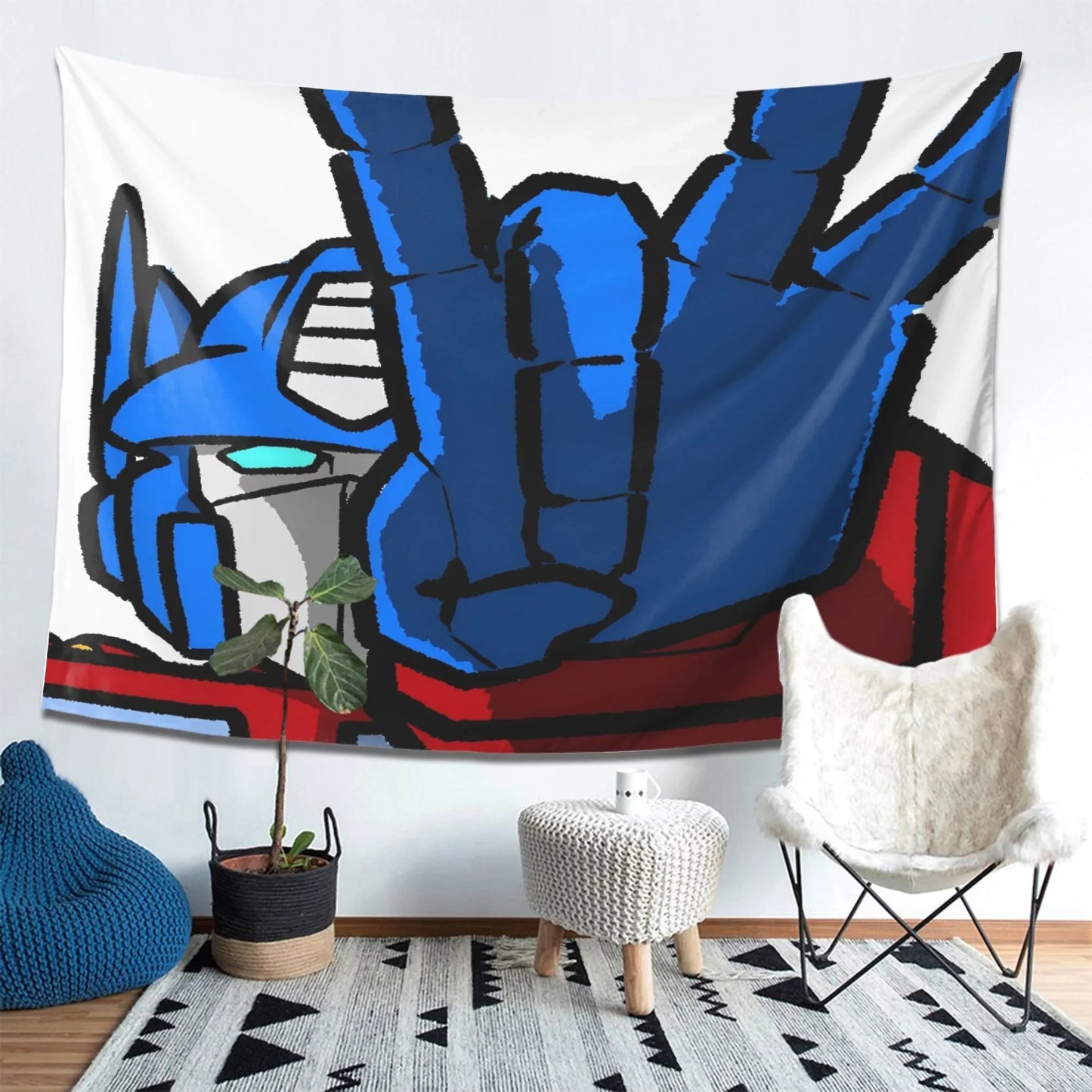 Drapeau Transformers - Optimus Hand Style