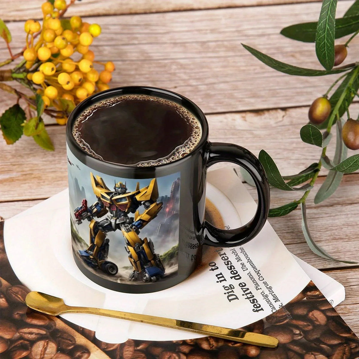Tazza Transformers - Bumblebee in the City