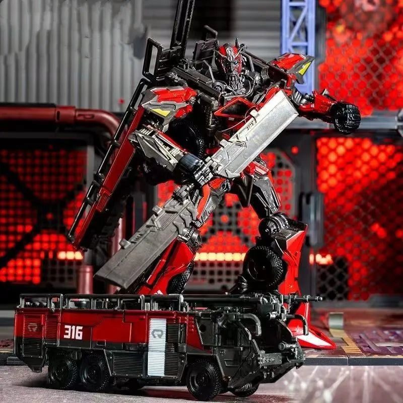 Statuetta Transformers Sentinel Prime — Camion dei pompieri trasformabile