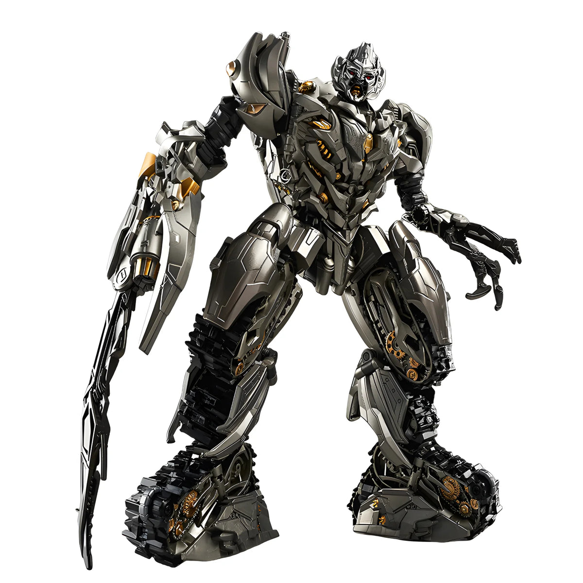 Statuetta Transformers Megatron 30cm — Robot Decepticon in lega, film G1, articolato
