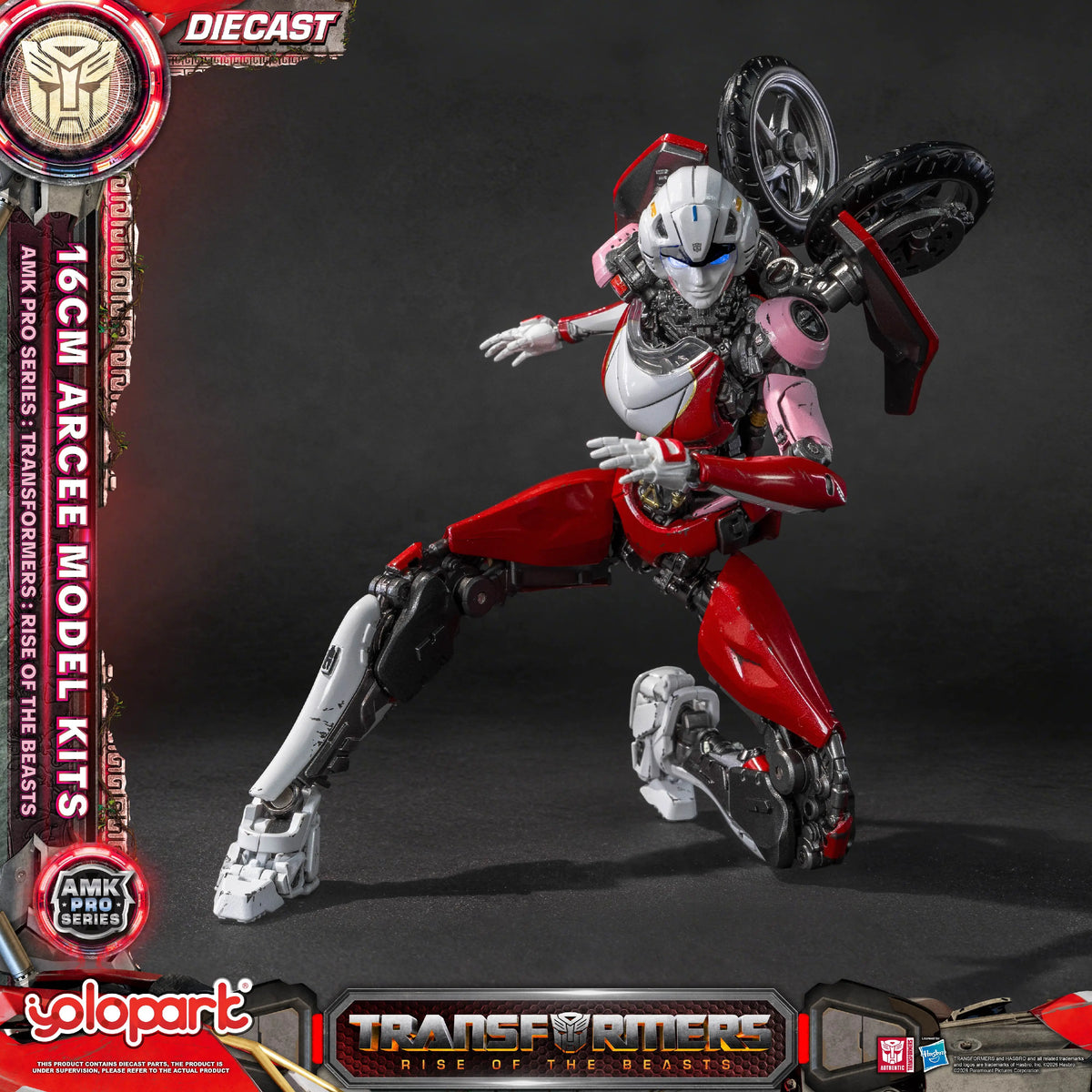 Statuetta Transformers Arcee 16cm — Rise of the Beasts AMK Pro Kit