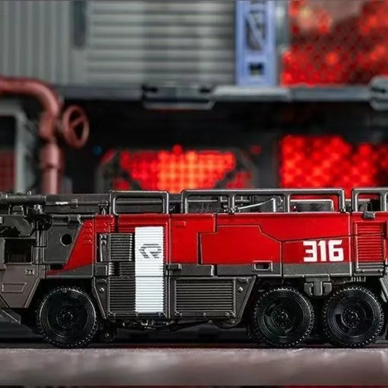 Figurine Transformers Sentinel Prime — Camion de Pompier Transformable
