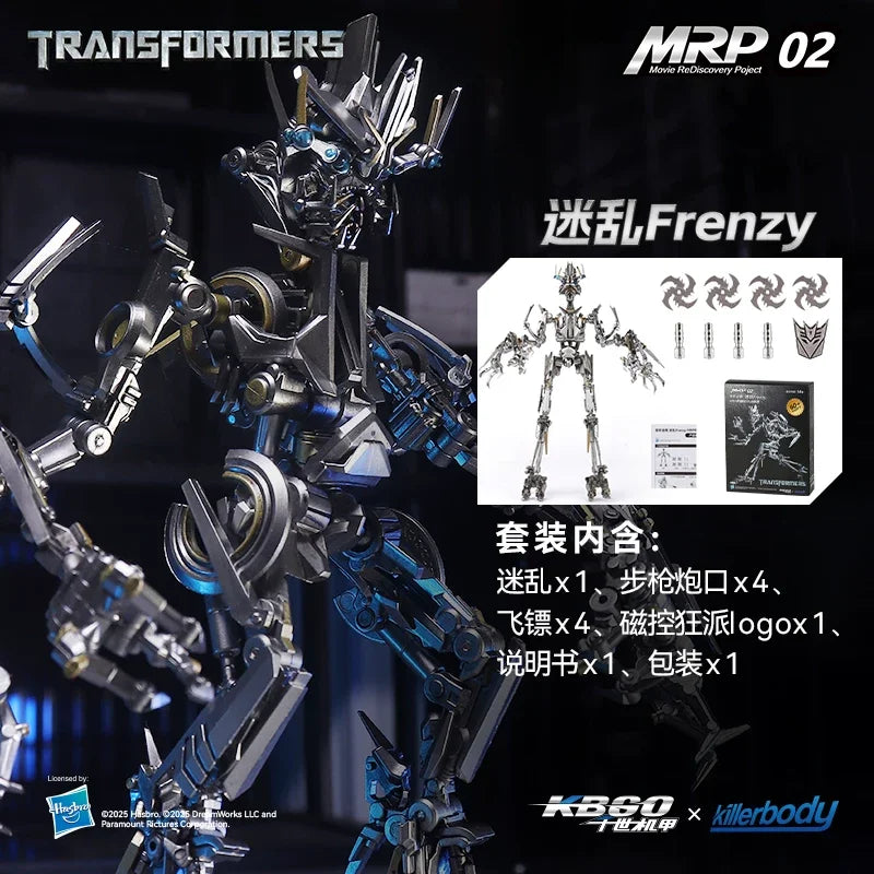 Action figure Transformers Frenzy — Killerbody Modello MRP-02 articolato