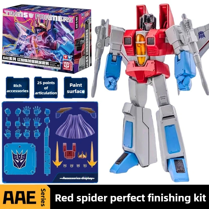 Figurina Transformers Starscream — Edizione con pittura dettagliata Alpha Action Elite Premium