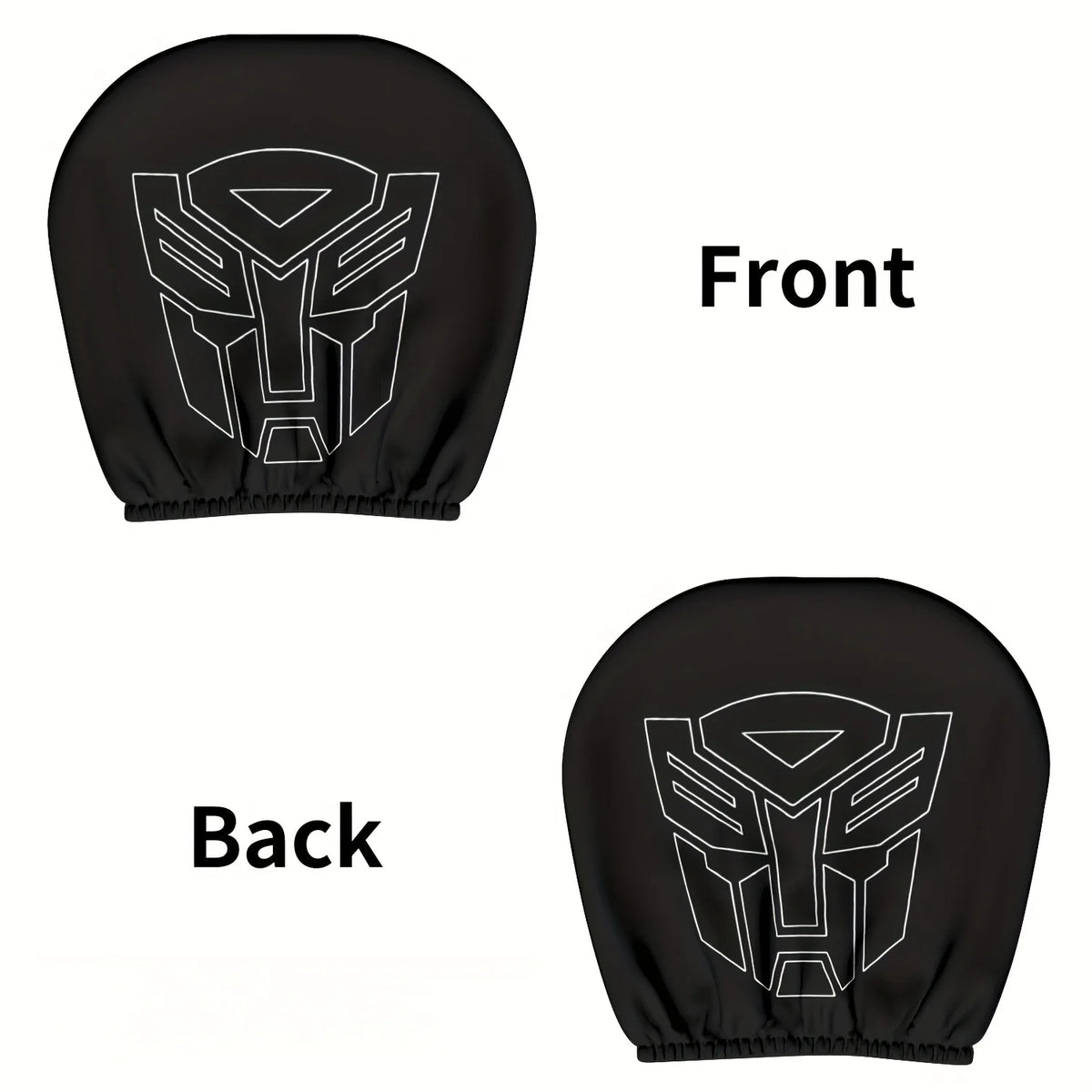 Copripoggiatesta Transformers Autobot — Set di 2 protezioni per sedili auto