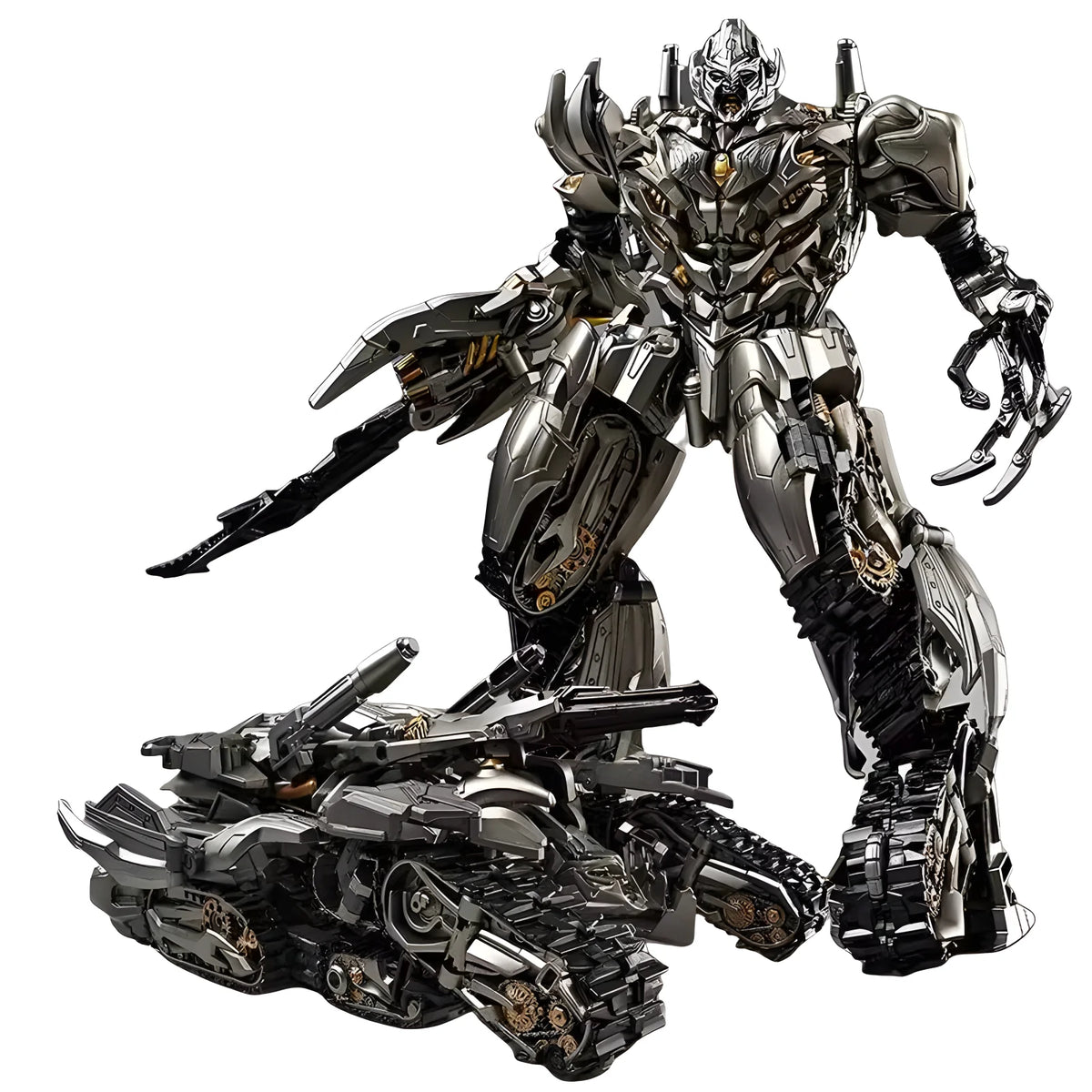 Statuetta Transformers Megatron 30cm — Robot Decepticon in lega, film G1, articolato