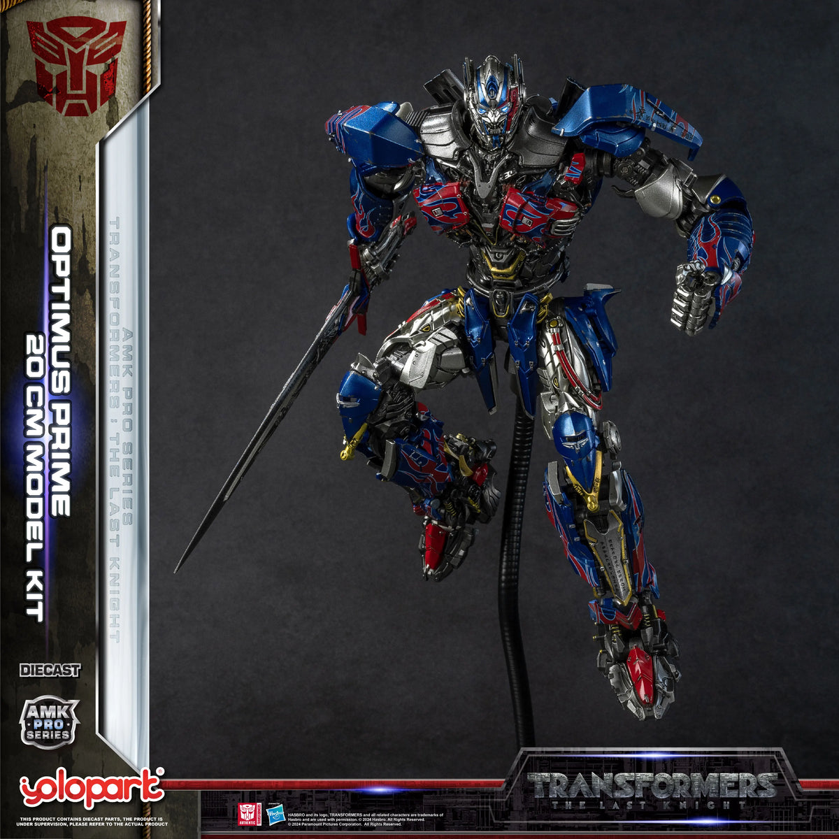 Statuetta Transformers Optimus Prime 20cm — The Last Knight AMK Pro Kit