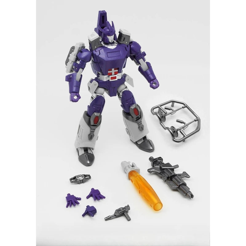 Figurina Transformers Galvatron G1 Goleatron — Formato compatto viola con cannone integrato