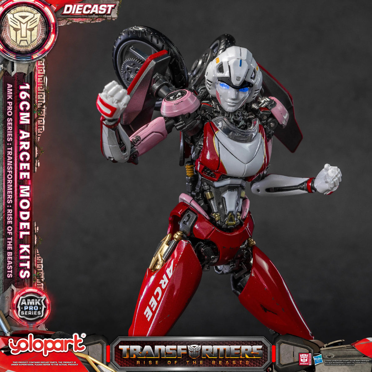 Statuetta Transformers Arcee 16cm — Rise of the Beasts AMK Pro Kit