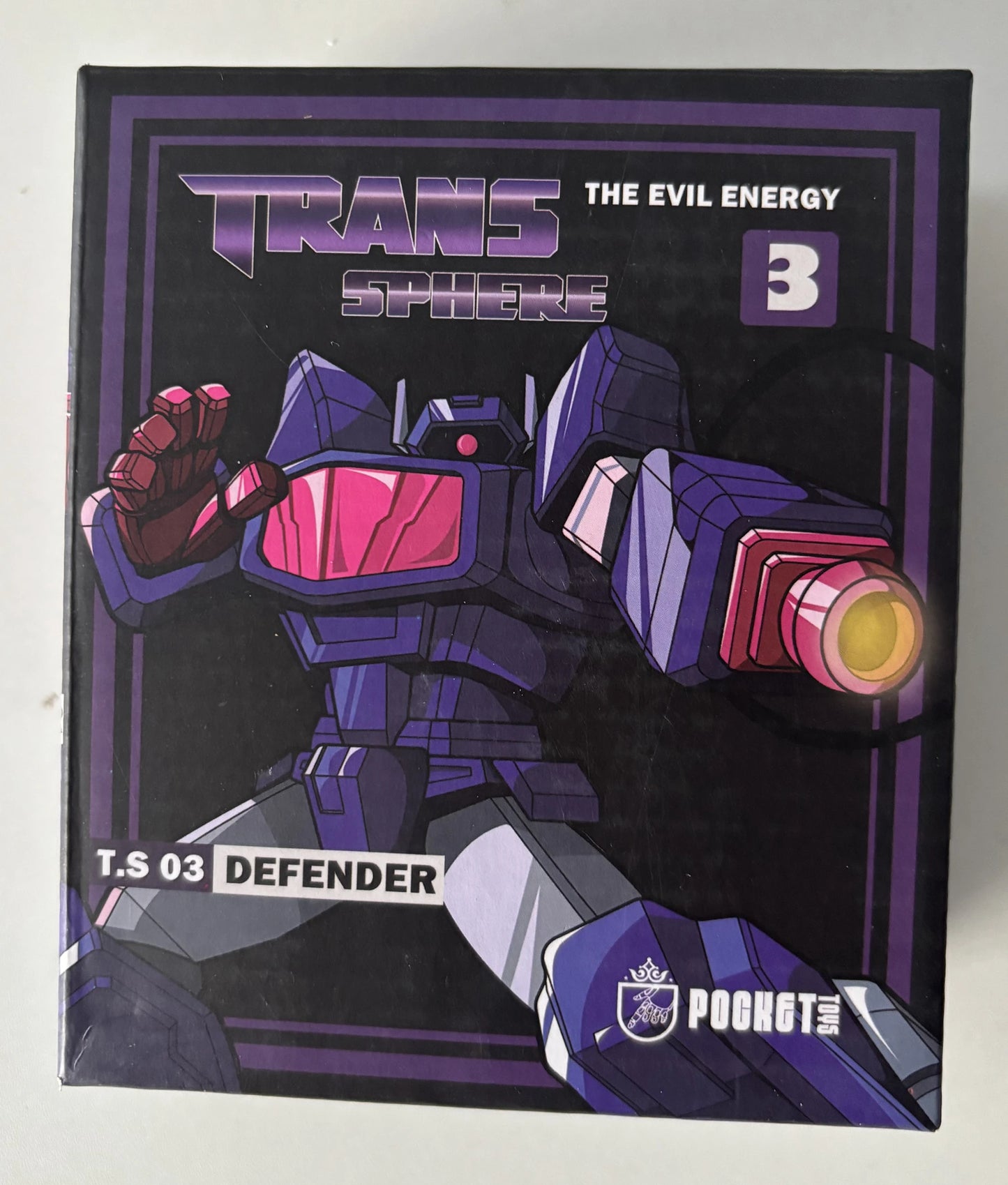 Figurina Transformers Shockwave PT-03 — Pistola laser compatta G1