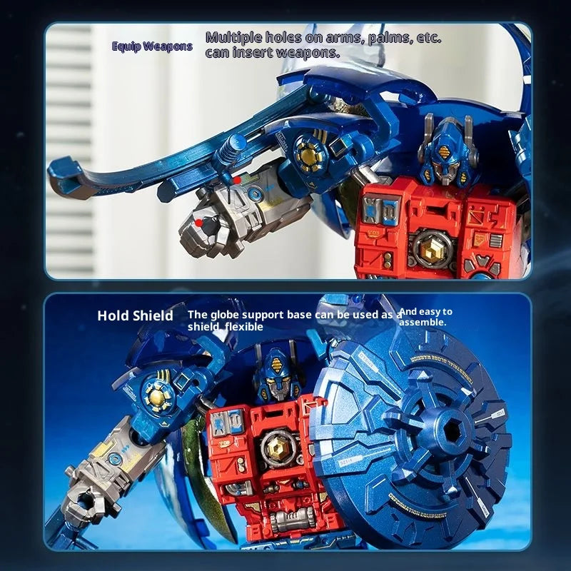 Jouet Transformers Optimus Prime Globe — Robot Transformable Enfant