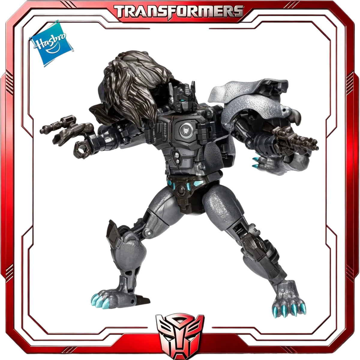 Figurina Transformers Nemesis Leo Prime — Robot leone Maximal da collezione Legacy Evolution