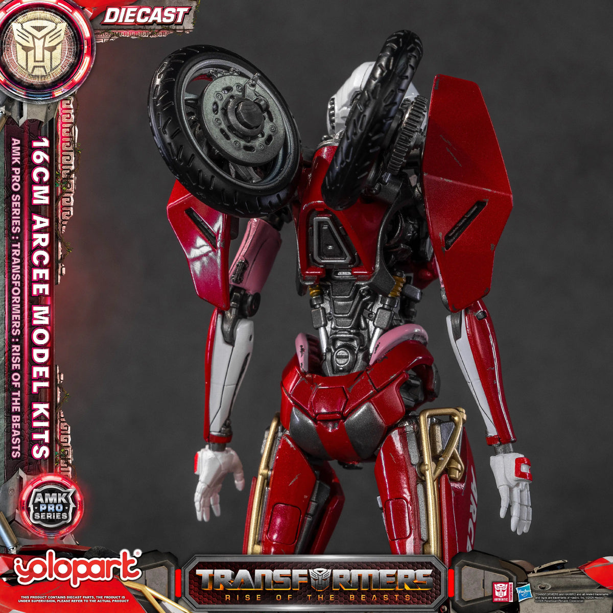 Statuetta Transformers Arcee 16cm — Rise of the Beasts AMK Pro Kit