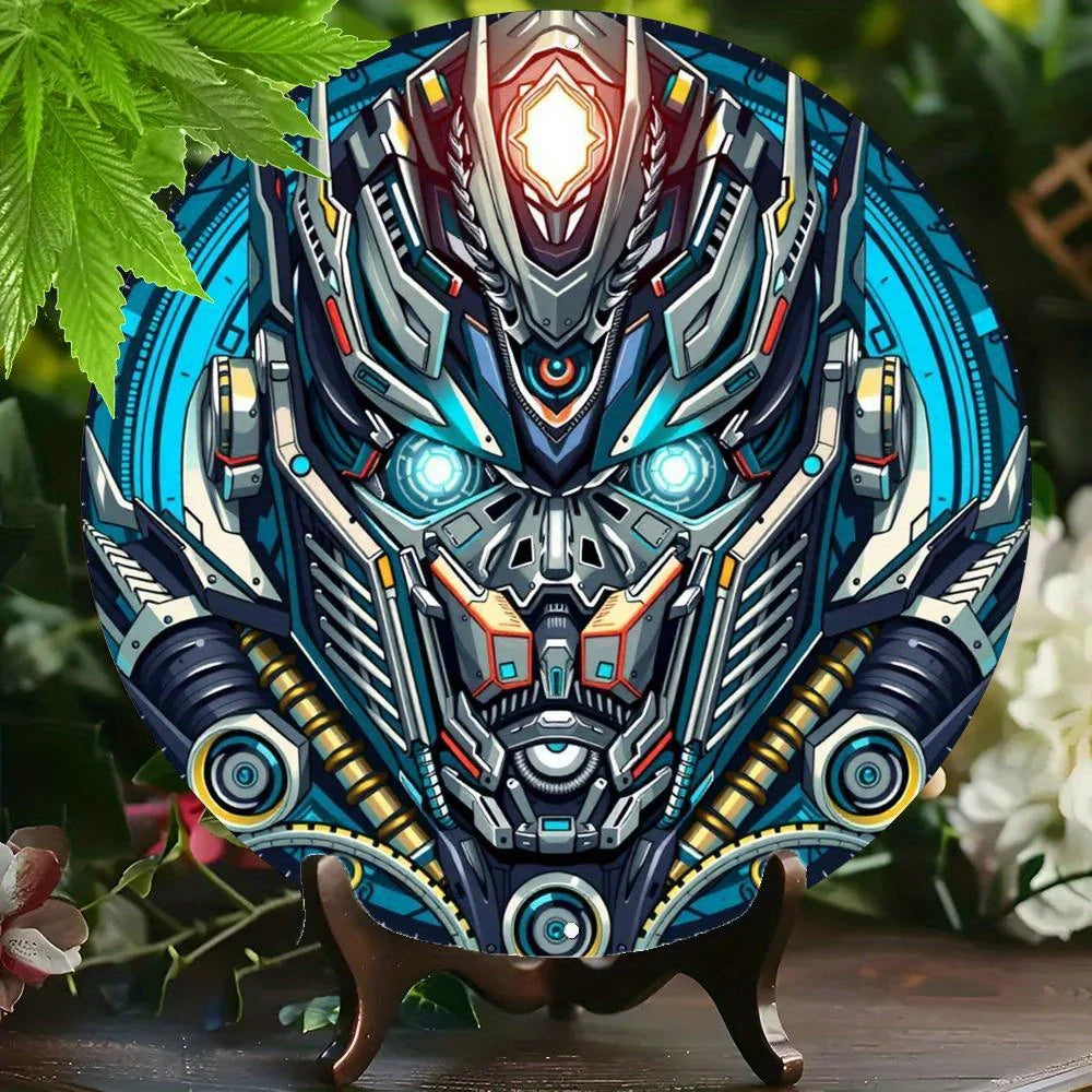 Piatto decorativo Transformers - Blu