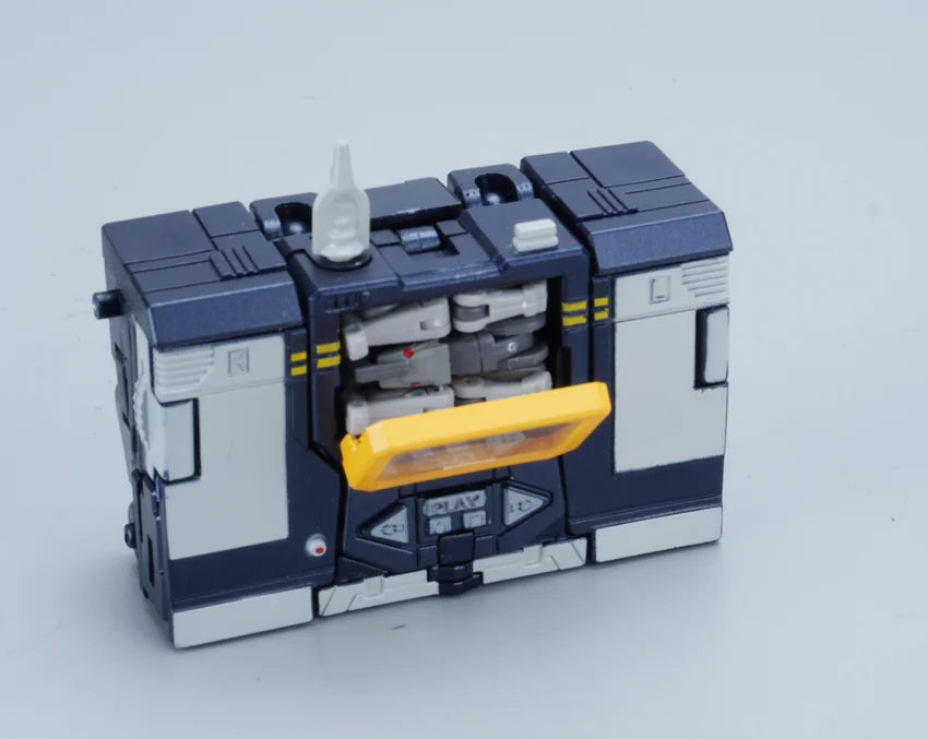 Figurina Transformers Soundwave Newage H21 — KO G1 con Cassetta Integrata Formato Compatto