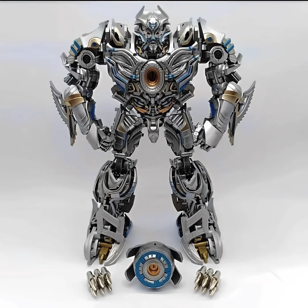 Figurina Transformers Galvatron Nero FL01 — Modalità camion grigio Leader Fury