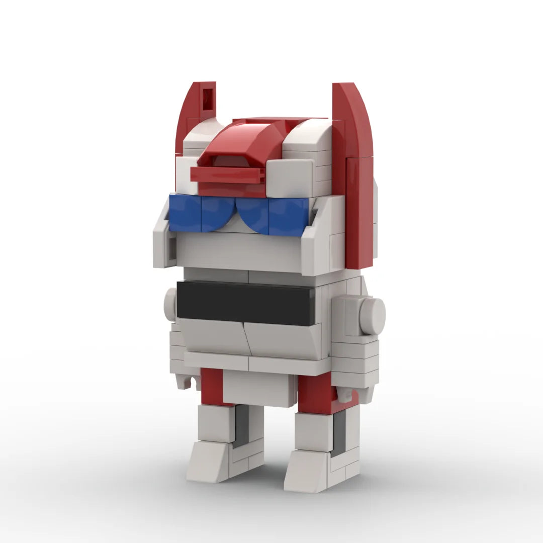 Figurina Transformers Streetwise — poliziotto Protectobot in mattoncini bianchi e blu
