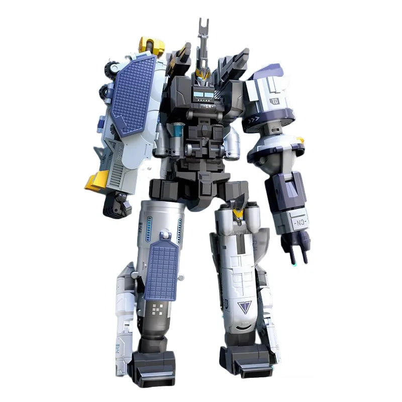 Set Transformers Aerospaziale — Robot Combinato Sei-in-Uno da Tredici Pezzi