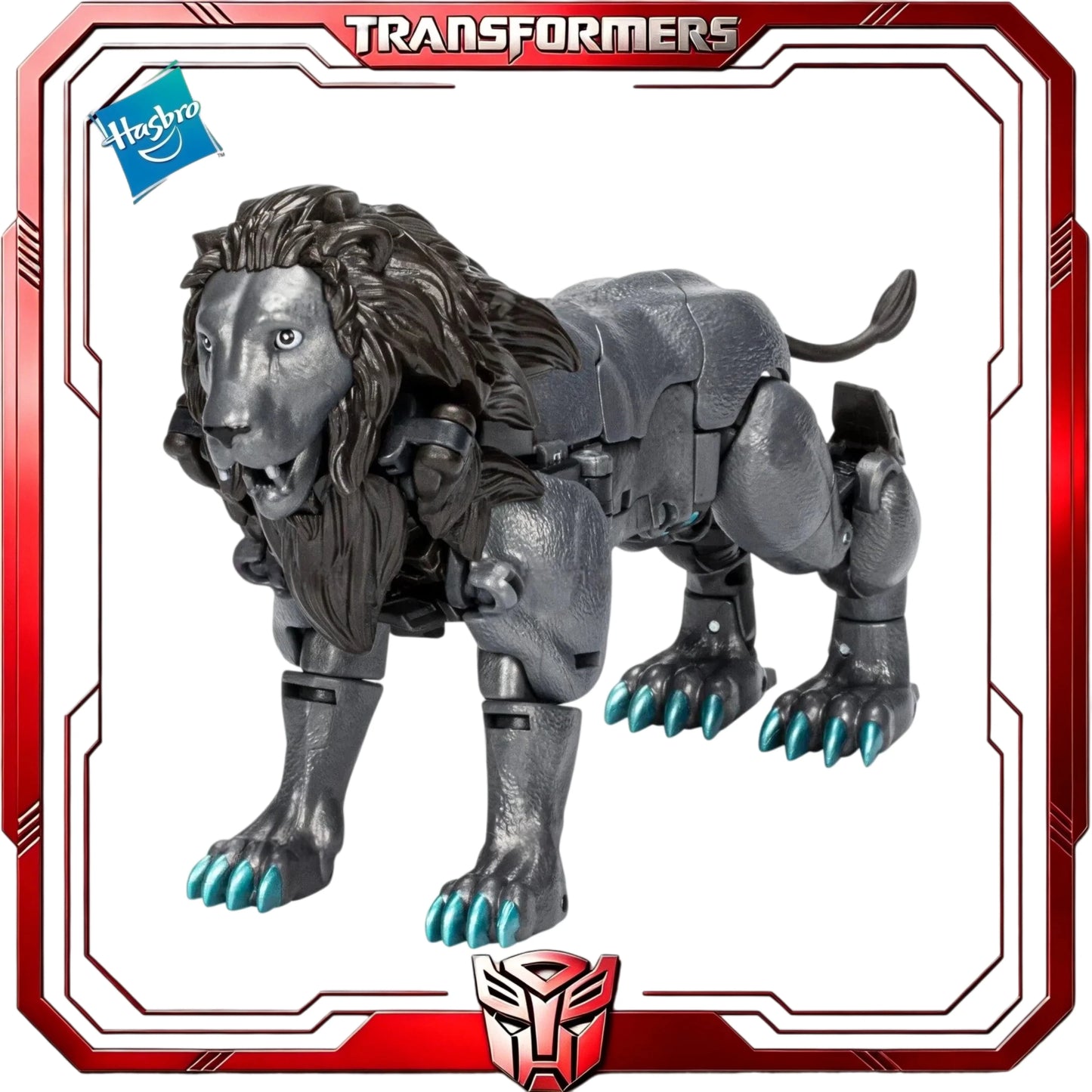 Figurina Transformers Nemesis Leo Prime — Robot leone Maximal da collezione Legacy Evolution