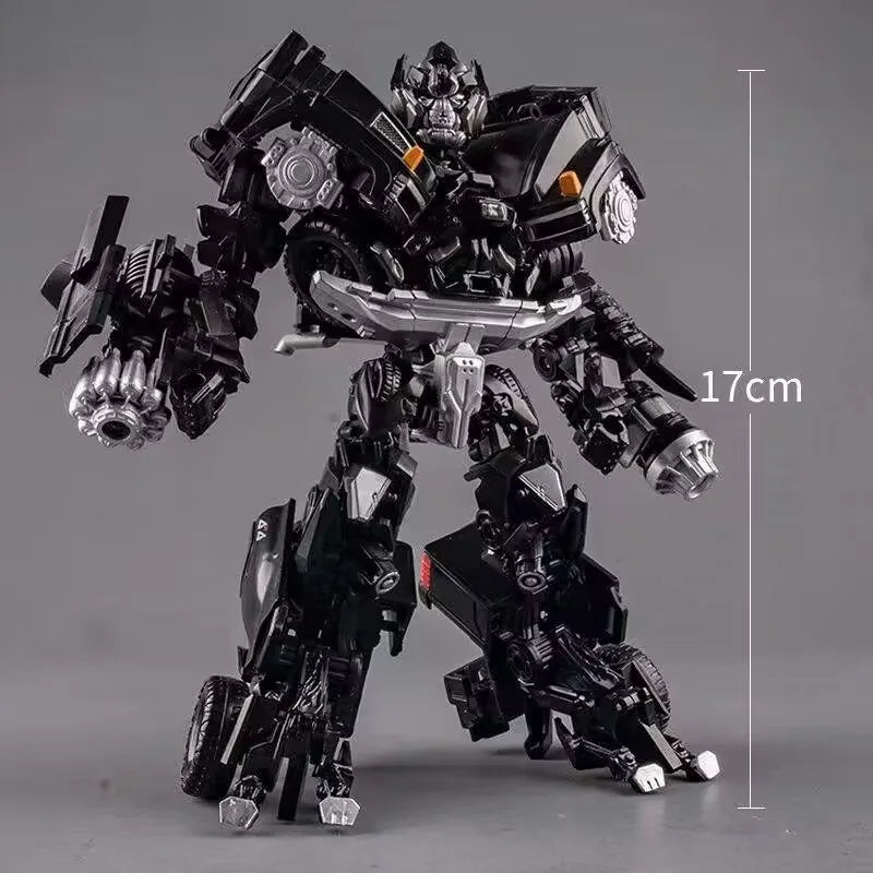 Figurina Transformers Ironhide Weapon Master — Finitura argentata Edizione Pioniere