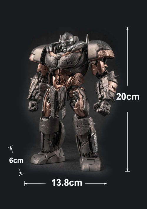 Action figure Transformers Rhinox color bronzo — Guerriero corazzato ramato