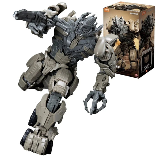 Figurina Transformers Megatron Blitzwing Signore Decepticon — Mattoncini grigi, cannone massiccio articolato