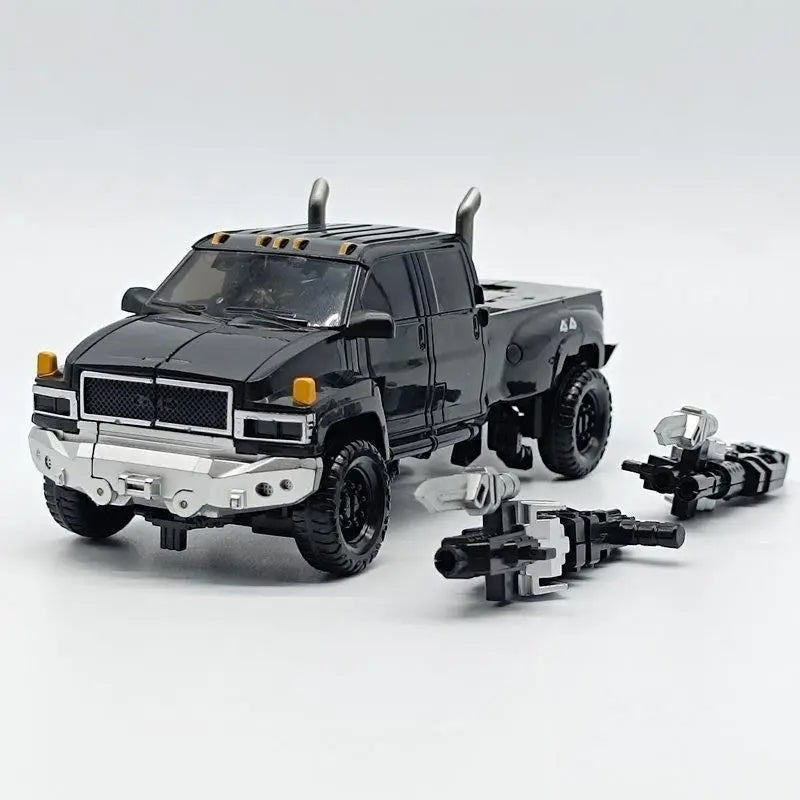 Figurina Transformers Ironhide Weapon Master — Finitura argentata Edizione Pioniere