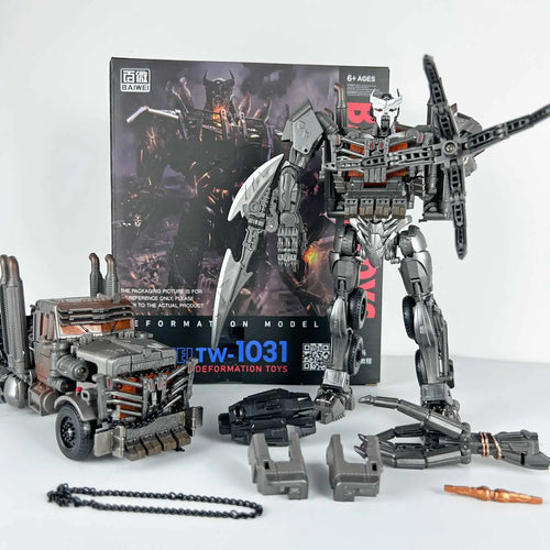 Figurina Transformers Scourge Modalità Bestia TW1031 — Cromo Quadrupede Accessori completi