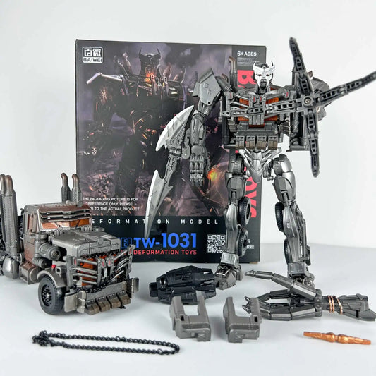 Figurina Transformers Scourge Modalità Bestia TW1031 — Cromo Quadrupede Accessori completi