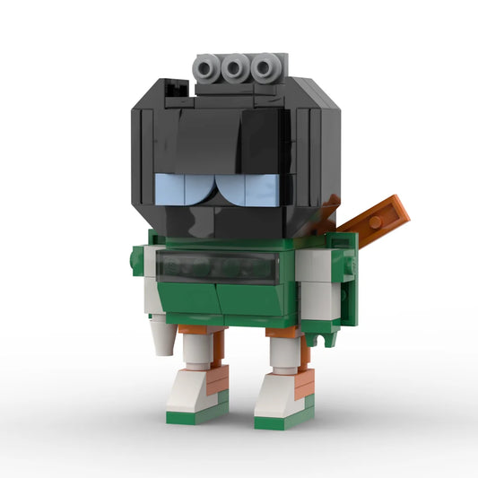 Figurina Transformers Hoist — carro attrezzi Autobot in mattoncini verdi e grigi
