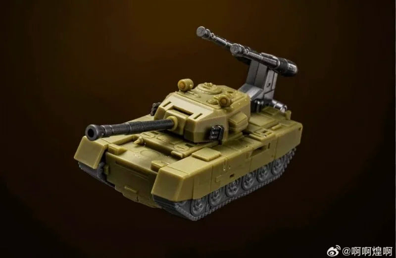 Figurina Transformers Brawl MS-B51R — Carro armato d'assalto kaki Heavy Gunner