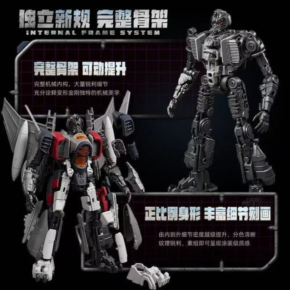 Kit di Upgrade Transformers Blitzwing SS65 — Accessori, ali e armi rosso-argento