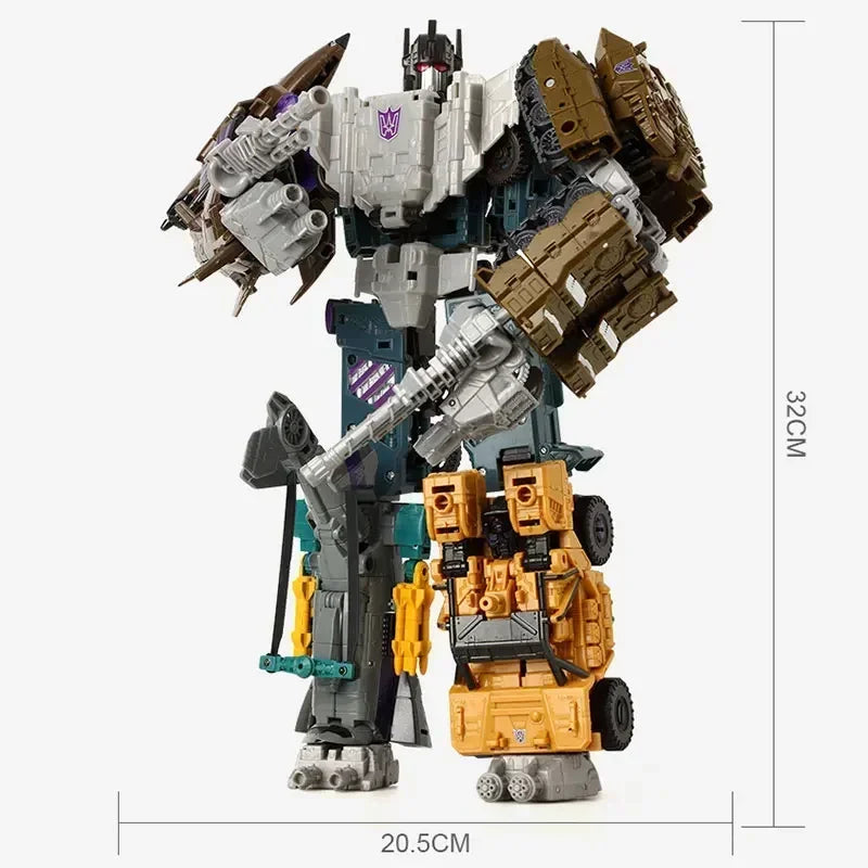 Figurina Transformers Bruticus HaiZhiXing — Combinatore KO completo di cinque robot