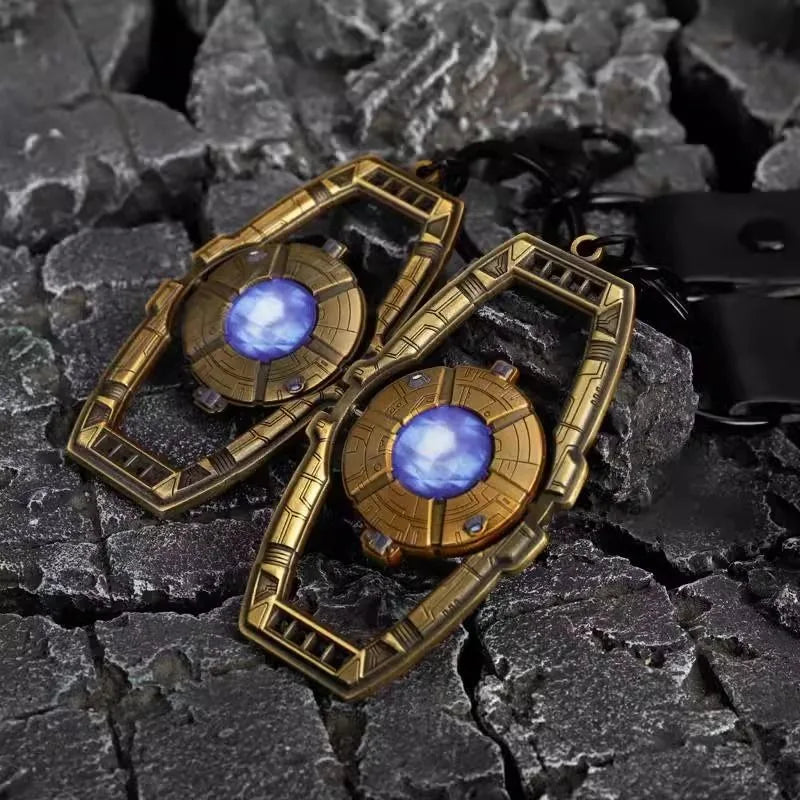 Portachiavi Transformers Matrice Optimus Prime — Ciondolo in metallo roccioso Premium