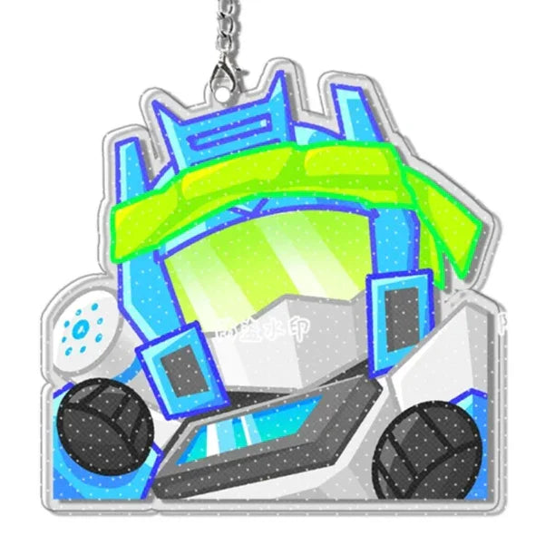 Porte-clé Transformers - Mini Vert-Bleu