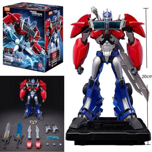 Figurina Transformers Optimus Prime 20cm — Edizione Prime cromata Blokees