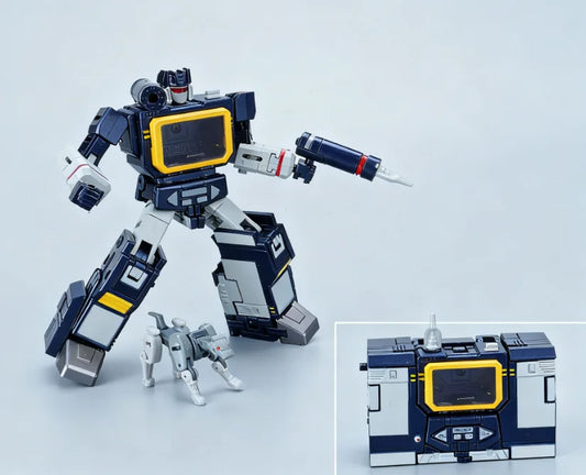 Figurina Transformers Soundwave Newage H21 — KO G1 con Cassetta Integrata Formato Compatto