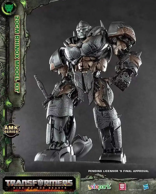 Figurina Transformers Rhinox — Modellino da 20cm AMK Rise of the Beasts