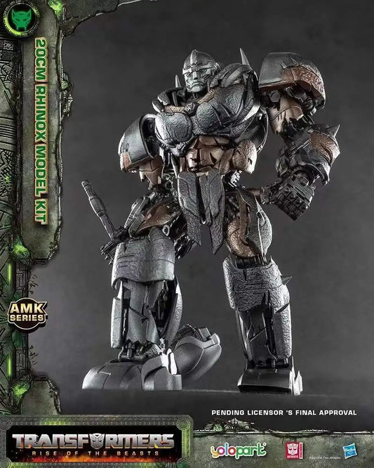 Figurina Transformers Rhinox — Modellino da 20cm AMK Rise of the Beasts