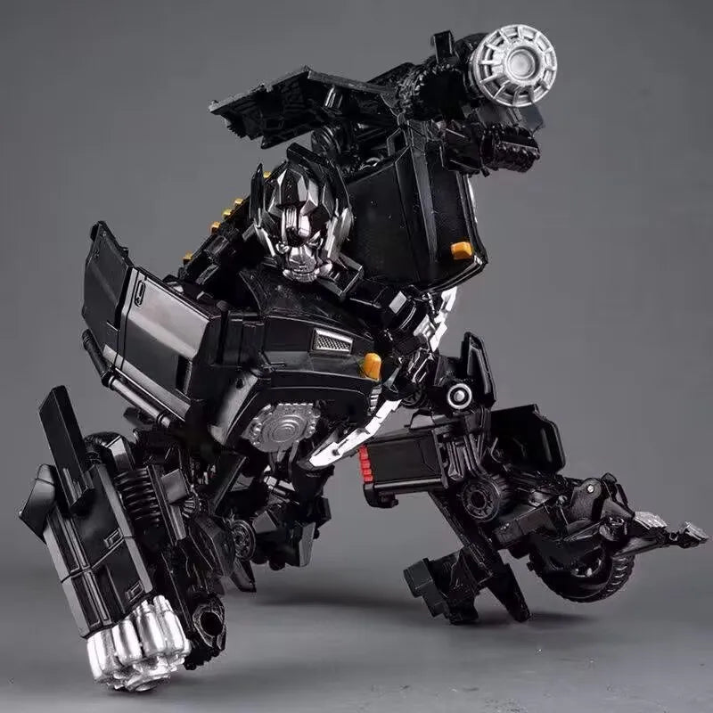 Figurina Transformers Ironhide Weapon Master — Finitura argentata Edizione Pioniere