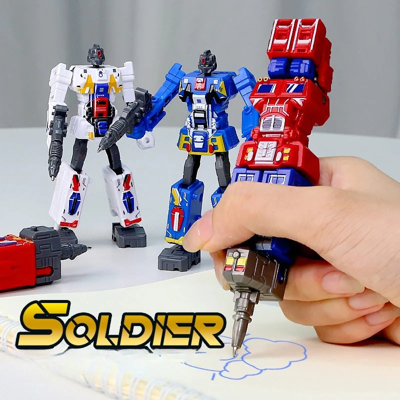 Giocattolo Transformers 2 in 1 - Penna rossa e gialla