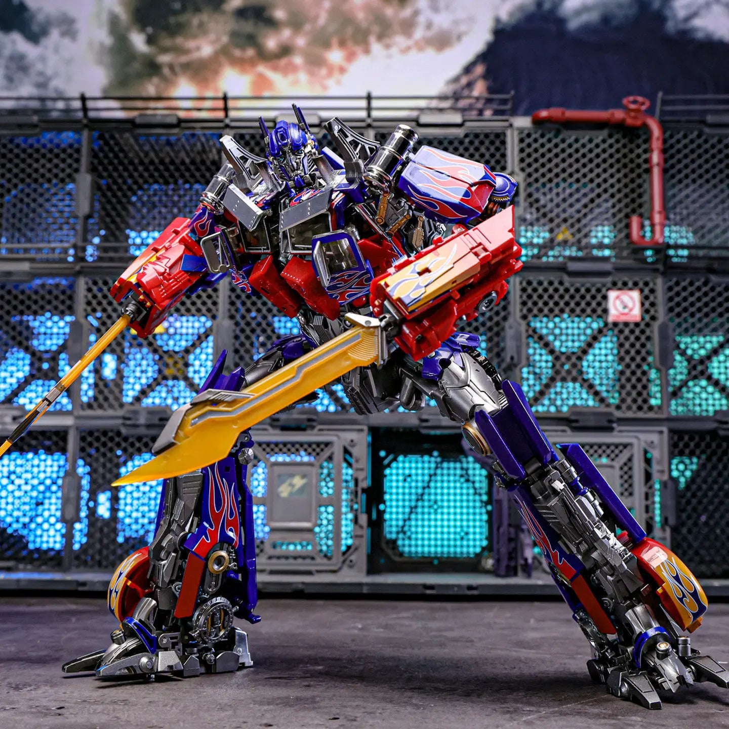Figurine Transformers Optimus Prime 30cm — DLX Collector Articulé