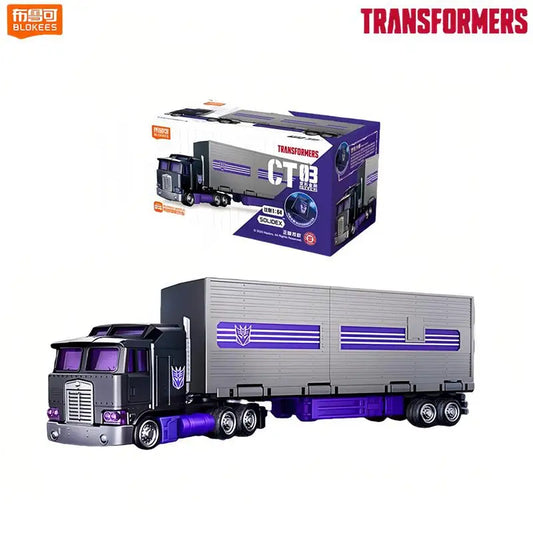 Figurina Transformers Motormaster capo degli Stunticon — Mattoncini grigi e neri in modalità camion