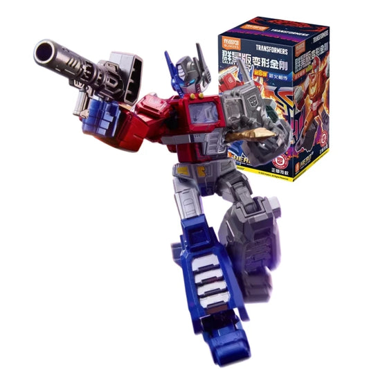 Statuetta Transformers Optimus Prime — Blokees Galaxy Versione 8 Assemblaggio Modulare