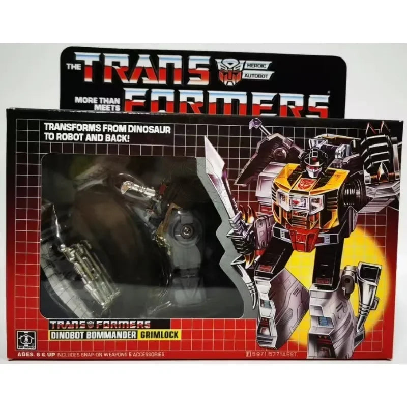 Figurina Transformers Grimlock G1 84-86 — Tirannosauro versione USA con confezione originale
