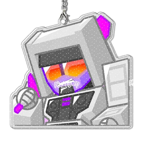 Porte-clé Transformers - Mini Gris-Purple