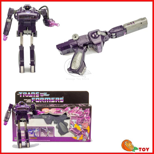 Figurina Transformers Shockwave G1 84-86 — Riedizione con Fucile Integrato Confezione Completa