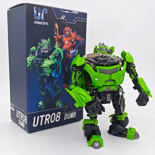 Figurine Transformers Skids e Mudflap — Duo di Gemelli Verdi Dumb Unique Toys