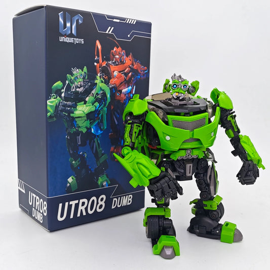 Figurine Transformers Skids e Mudflap — Duo di Gemelli Verdi Dumb Unique Toys